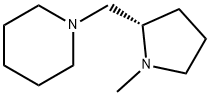 (S)-(-)-1-メチル-2-(1-ピペリジノメチル)ピロリジン 化学構造式