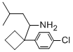 1-(1-四氯苯基)-3-甲基-1-丁胺 结构式