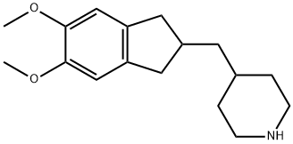5,6-Dimethoxy-2-[(4-piperidyl)methyl]indane  (Donepezil Impurity) Structure