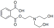 [2-[bis(2-hydroxyethyl)amino]ethyl] hydrogen phthalate 结构式