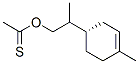 S-[2-(4-methyl-3-cyclohexen-1-yl)propyl] ethanethioate 结构式