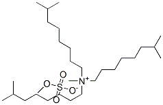 triisononyl(methyl)ammonium methyl sulphate 结构式