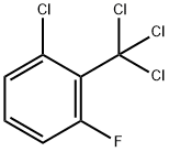 2-CHLORO-6-FLUOROBENZOTRICHLORIDE Struktur