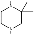 2,2-ジメチルピペラジン 化学構造式
