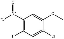 2-氯-4-氟-5-硝基苯甲醚,84478-76-2,结构式