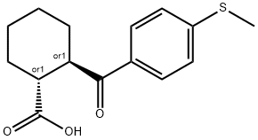 TRANS-2-(4-チオメチルベンゾイル)シクロヘキサン-1-カルボン酸 price.