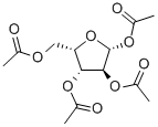 1,2,3,5-TETRA-O-ACETYL-BETA-L-XYLOFURANOSE Structure