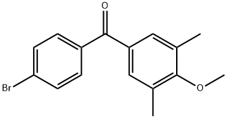 4-BROMO-3',5'-DIMETHYL-4'-METHOXYBENZOPHENONE Structure