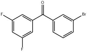 3-BROMO-3',5'-DIFLUOROBENZOPHENONE Structure