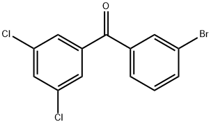 (3-溴苯基)(3,5-二氯苯基)甲酮, 844879-42-1, 结构式