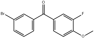 3-BROMO-3'-FLUORO-4'-METHOXYBENZOPHENONE price.