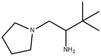 3,3-ジメチル-1-ピロリジン-1-イルブタン-2-アミン 化学構造式