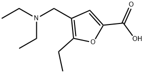 4-[(ジエチルアミノ)メチル]-5-エチル-2-フロ酸 HYDROCHLORIDE 化学構造式