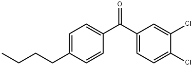 4-N-BUTYL-3',4'-DICHLOROBENZOPHENONE|(4-丁基苯基)(3,4-二氯苯基)甲酮