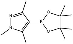 1,3,5-三甲基-4-(4,4,5,5-四甲基-1,3,2-二氧硼烷-2-基)-1H-吡唑, 844891-04-9, 结构式