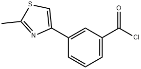 3-(2-METHYL THIAZOL-4-YL)-BENZOYL CHLORIDE Structure