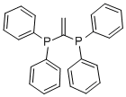 1,1-双二苯基膦乙烯 结构式