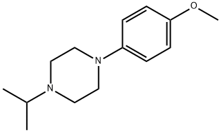 4-(4-甲氧基苯基)-1-(1-甲基乙基)哌嗪 结构式