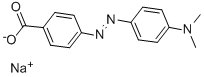 4-[[4-(ジメチルアミノ)フェニル]アゾ]安息香酸ナトリウム 化学構造式