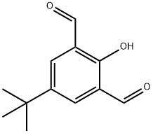 4-叔丁基-2,6-甲酰基苯酚, 84501-28-0, 结构式