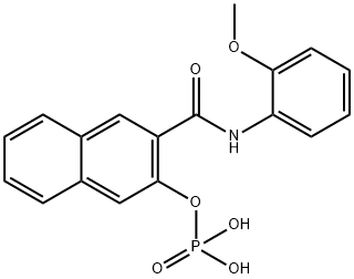 色酚AS-OL磷酸盐 结构式