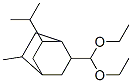 2-(ジエトキシメチル)-7-イソプロピル-5-メチルビシクロ[2.2.2]オクタン 化学構造式