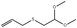 3-[(2,2-二甲氧基乙基)硫基]-1-丙烯, 84522-35-0, 结构式