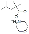 morpholinium 2,2,4-trimethylvalerate  Struktur