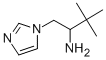 1-(1H-イミダゾール-1-イル)-3,3-ジメチルブタン-2-アミン 化学構造式