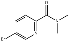 5-BROMO-PYRIDINE-2-CARBOXYLIC ACID DIMETHYLAMIDE Structure