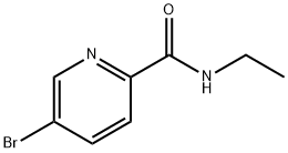 N-Ethyl 5-bromopicolinamide 化学構造式