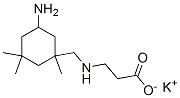 N-[(5-氨基-1,3,3-三甲基环己基)甲基]-Β-丙氨酸单钾盐, 84540-26-1, 结构式