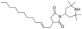 3-(2-十二碳烯基)-1-(2,2,6,6-四甲基-4-哌啶基)吡咯烷-2,5-二酮 结构式