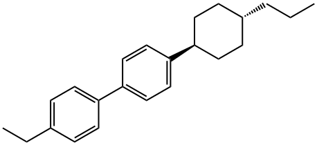 4-乙基-4'-(4-正-丙基环己烷基)-1,1'-联苯,84540-37-4,结构式