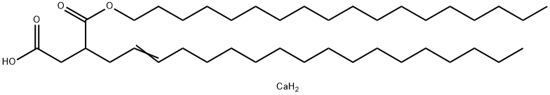 octadecyl hydrogen octadec-2-enylsuccinate , calcium salt 化学構造式