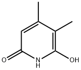 2,6-二羟基-3,4-二甲基吡啶 结构式