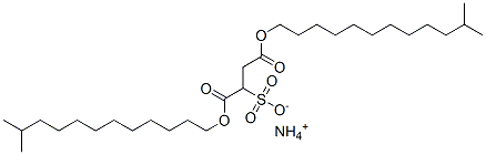 ammonium 1,4-diisotridecyl sulphonatosuccinate 结构式