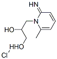 3-(2-imino-6-methyl-1(2H)-pyridyl)propane-1,2-diol monohydrochloride Structure
