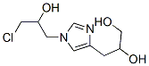 alpha1-(chloromethyl)-alpha4-(hydroxymethyl)-1H-imidazole-1,4-diethanol Struktur