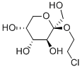 2-クロロエチル-Β-D-フルクトピラノシド 化学構造式