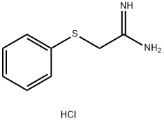 2‐(フェニルチオ)エタンイミドアミド塩酸塩 化学構造式