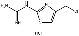 N-((4-Chloromethyl)-2-thiozolyl)guanidine hydrochloride Structure