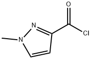 1-METHYL-1H-PYRAZOLE-3-CARBONYL CHLORIDE Struktur