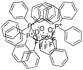 benzyltriphenylphosphonium Hexafluoro antimonate Structure