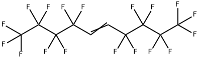 反式-1,2-双(全氟-N-丁基)乙烯, 84551-43-9, 结构式