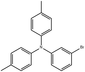 3-ブロモ-4',4''-ジメチルトリフェニルアミン 化学構造式