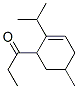 1-[5-methyl-2-(1-methylethyl)-2-cyclohexen-1-yl]propan-1-one 结构式