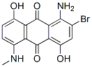 1-aminobromo-4,8-dihydroxy-5-(methylamino)anthraquinone  化学構造式