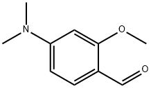 4-ジメチルアミノ-2-メトキシベンズアルデヒド 化学構造式