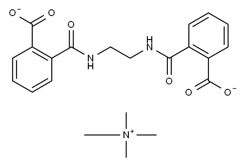 bis(tetramethylammonium) o,o'-[vinylenebis(iminocarbonyl)]dibenzoate Structure